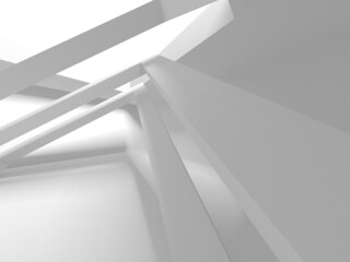 Illuminated corridor interior design. Empty Room Interior Background