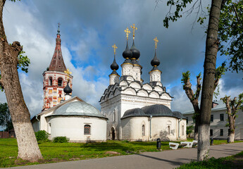 Ancient temples and monasteries of the city of Suzdal. Russia.