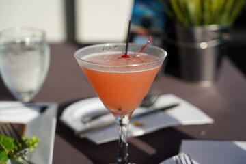 cocktail in a bar