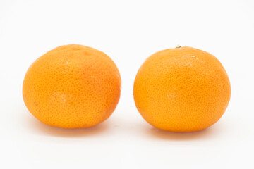 orange isolated on white background with Clipping Path