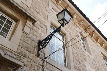 Lamp on a building 