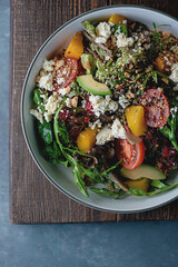 salad with grilled vegetables