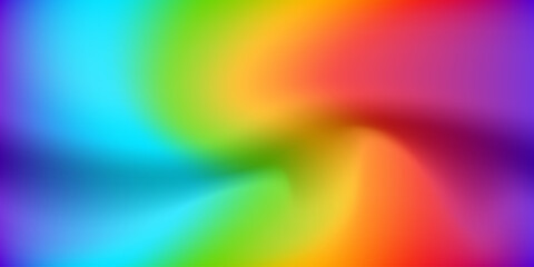  Abstract vector background, cover for website, poster design template. Bright iridescent wavy twisted image for banner, packaging.