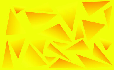Yellow and orange unusual background with thin rays of light. Fast moving 3d liquid shapes