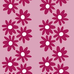 Floral seamless flower pattern for fabrics and textiles and packaging and gifts and cards and linens and kids