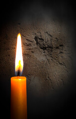 The candle is burning. War. Death. Tragedy.