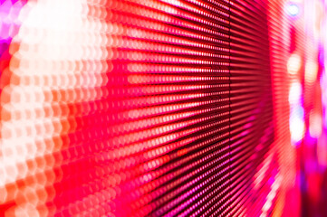 CloseUp LED blurred screen. LED soft focus background. abstract background ideal for design.