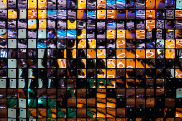 Shiny And Reflective Metallic plates Bling Background