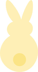 Obraz premium Easter Bunny Silhouette