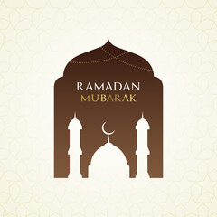 Ramadan kareem sale design with a luxurious golden elements