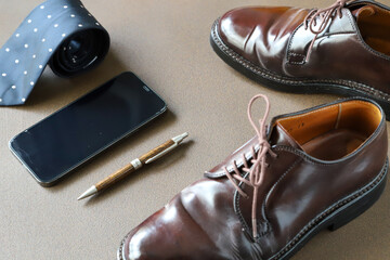 ビジネスマンの持ち物