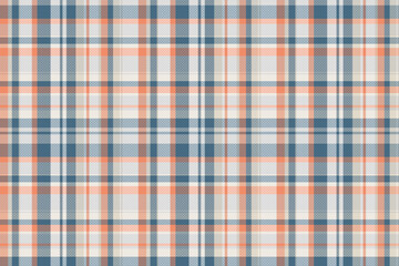Tartan plaid pattern with texture and retro color. Vector illustration.