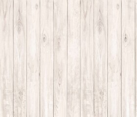 Naklejka premium ぬくもりのある色調の木目の白い板の壁紙や背景素材 