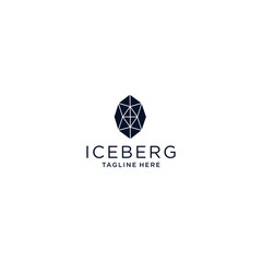 Icebearg  logo icon design vector template