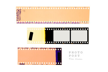 (35 mm.) film frame.With white space.