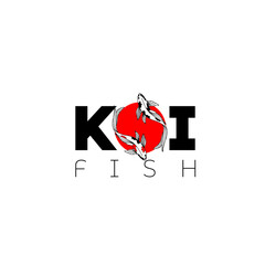 Japanese Koi Logo Template. Koi Fishes Logo. Luck, prosperity and good fortune. Animal, asian. This logo perfectly used for any fishing or aquarium related businesses.