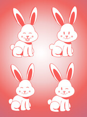 Bunny Collection Easter - Coelhos - Páscoa 
