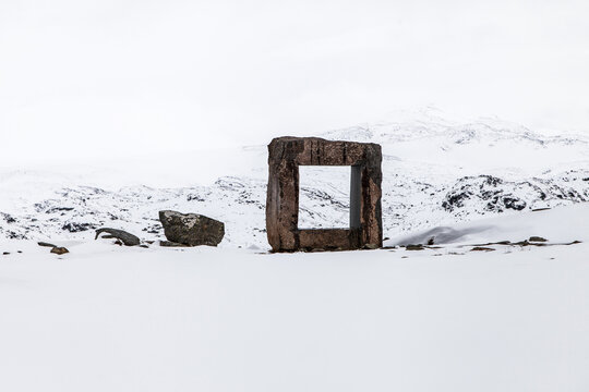Stone Monument in Mefjellet, Norway