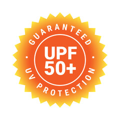 UPF icon. Ultraviolet Protection Factor sign. Ultra violet sunrays protection symbol. Vector illustration.