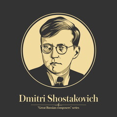 Great Russian composer. Dmitri Shostakovich was a Soviet-era Russian composer and pianist. He is regarded as one of the major composers of the 20th century and one of its most popular composers.