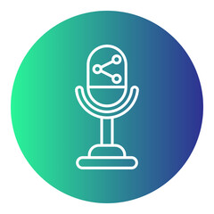 share sound mic and icon