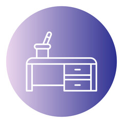 table and stationary