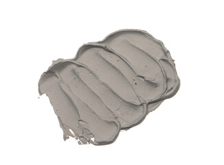 Activated carbon facial mask on white background