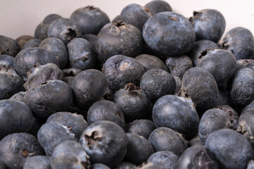 blueberries close up