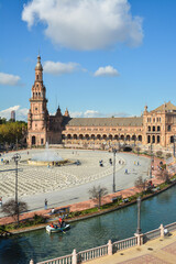 Plaza of Spain in Seville.