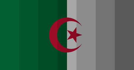 Algeria flag image background