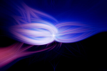 MultiColor Abstract Gradient Crossing Wave Background.