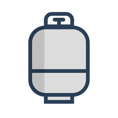 Modern propane gas icon. Vector.