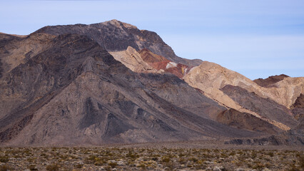 Colorful landscape from Death Valley