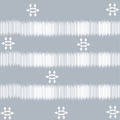 white elephant pattern on indigo background