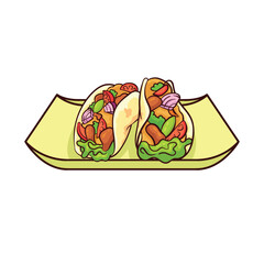 tacos is a typical food from mexico