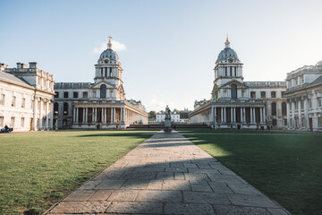 Old Royal Naval College. he architectural centrepiece of Maritime Greenwich
