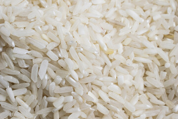 Grains of white rice. background or texture
