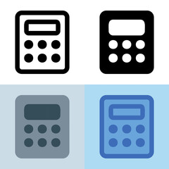 Illustration vector graphic of Calculator Icon. Perfect for user interface, new application, etc