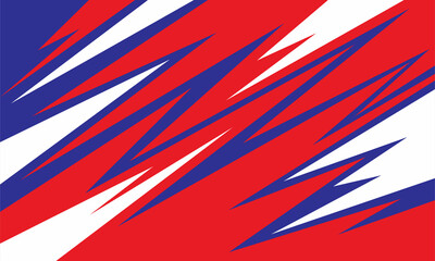 Simple background with gradient and colorful zigzag pattern