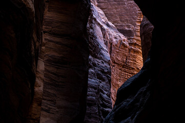 Amazing rock formations of Wadi Numeira, Jordan.