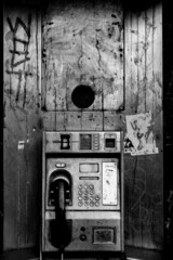 old phone in the town