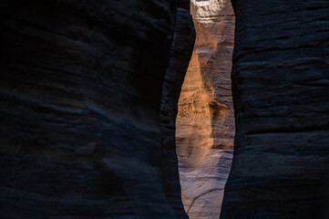 Amazing rock formations of Wadi Numeira, Jordan.