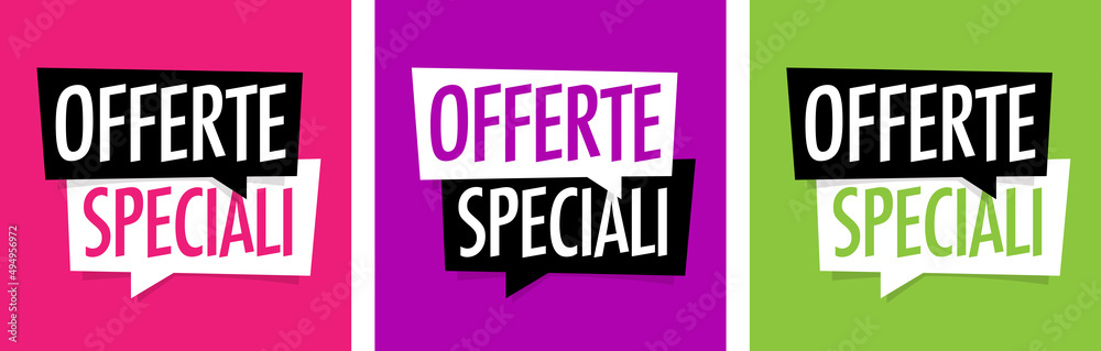 Poster offerte speciali