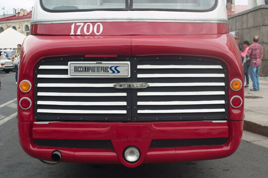 Bus Icarus front view. Front view of bus Ikarus. Hungarian transport.  Passenger transportation Stock Photo - Alamy