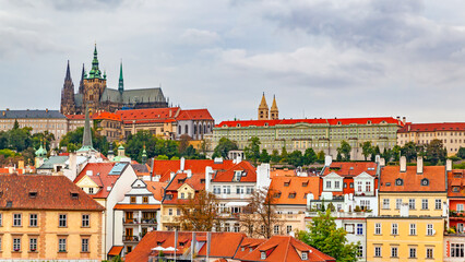 Naklejka na ściany i meble Castle District in Prague