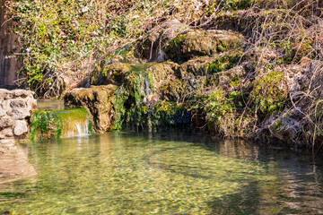 Sunny view of the Hot Spring above Ground