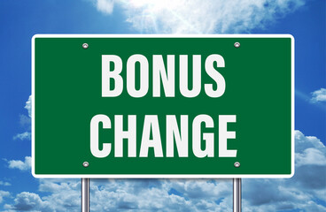 bonus change - road sign greetings