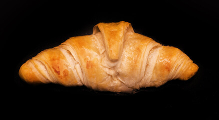 Baked butter croissant pastry
