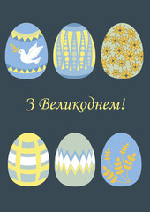 vector set of eggs 