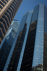 Fototapeta na wymiar American skyscrapers in Philadelphia, Pennsylvania, USA
